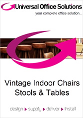 Vintage Indoor Chairs Stools & Tables