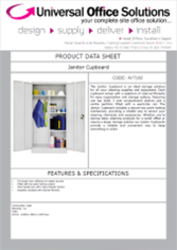 DATA SHEET - Janitor Cupboard(AY718J)