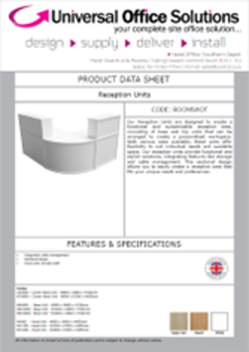 DATA SHEET - Reception Units (RBU800,RBU1200,RBU1600)