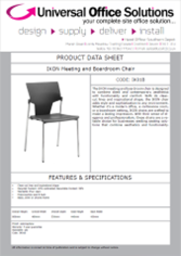 DATA SHEET - IKON Meeting and Boardroom Chair (IKON)