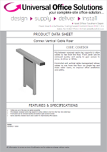 DATA SHEET - Connex Vertical Cable Riser (COUEDCR)