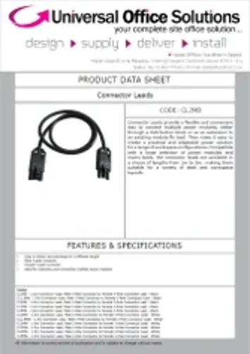 DATA SHEET - Connector Lead