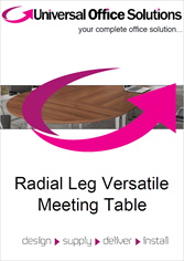 Radial Leg Meeting Table