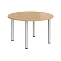 Circular Radial Leg Meeting Table