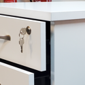 Platinum Range - Desk High Pedestals 3 Drawer