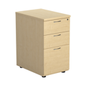3 Drawer Desk High Pedestal
