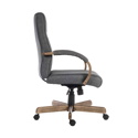 Greyson Executive Grey Fabric Armchair