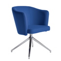 Otis Single Seat Tub Chair with Four Star Swivel Base