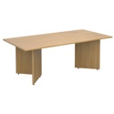 Rectangular Boardroom Table with Arrow Head Leg