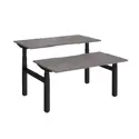 Elev8 Luxe Sit-Stand Back-To-Back Desks