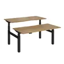Elev8 Luxe Sit-Stand Back-To-Back Desks