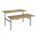 Elev8 Luxe Sit-Stand Back-To-Back Desks