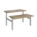 Elev8 Luxe Sit-Stand Back-To-Back Desks