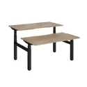 Elev8 Luxe Sit-Stand Back-To-Back Desks