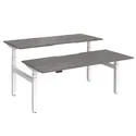 Elev8 Luxe Sit-Stand Back-To-Back Desks