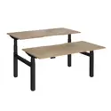 Elev8 Luxe Sit-Stand Back-To-Back Desks