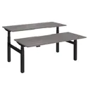 Elev8 Luxe Sit-Stand Back-To-Back Desks