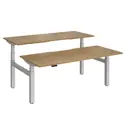 Elev8 Luxe Sit-Stand Back-To-Back Desks