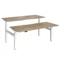 Elev8 Luxe Sit-Stand Back-To-Back Desks