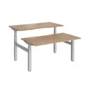 Elev8 Luxe Sit-Stand Back-To-Back Desks