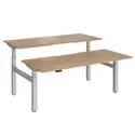 Elev8 Luxe Sit-Stand Back-To-Back Desks