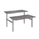 Elev8 Luxe Sit-Stand Back-To-Back Desks