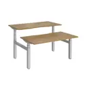 Elev8 Luxe Sit-Stand Back-To-Back Desks