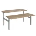 Elev8 Luxe Sit-Stand Back-To-Back Desks