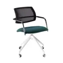 Tuba Conference Chair with Half Mesh Back