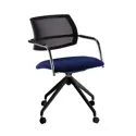 Tuba Conference Chair with Half Mesh Back