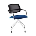 Tuba Conference Chair with Half Mesh Back