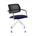 Tuba Conference Chair with Half Mesh Back