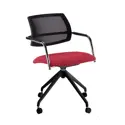 Tuba Conference Chair with Half Mesh Back