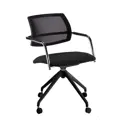 Tuba Conference Chair with Half Mesh Back