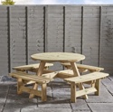 Round 8 Seat Picnic Table