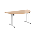 Semi Circular Folding Leg Table