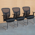 Titan Cantilever Mesh Back Armchair