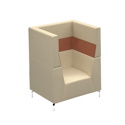 Alban - Soft Seating Range with Chrome Legs