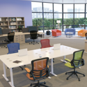 Marlos Mesh Back Operators Chair with Folding Arms