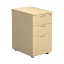 3 Drawer Desk High Pedestal