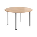 Circular Radial Leg Meeting Table