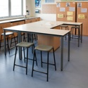 Rectangular Student Spiral Stacking Table
