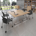 Semi Circular Fliptop Meeting Table