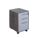 Nero - Executive 3 Drawer Mobile Under Desk Pedestal