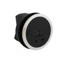 Port EI in Desk Power Module