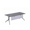 Nero - Rectangular Executive Desk with Modesty Panel