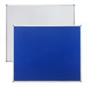 Duo Felt Notice and Magnetic Drywipe Board Combination