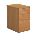 3 Drawer Desk High Pedestal