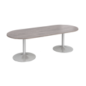 Trumpet Base Radial End Boardroom Table