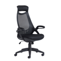 Tuscan High Back Fabric Managers Chair with Head Support